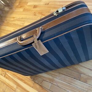 Vintage Fendi Suitcase – Rare Collector’s Travel Bag - Péquin Stripes